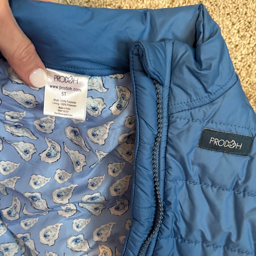 Rodo Blue Quilted Jacket - Picture 2 of 3